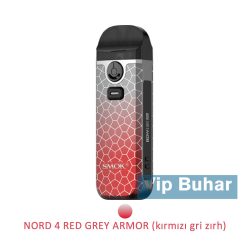 nord 4 red grey armor