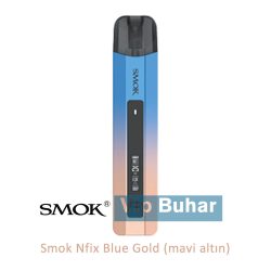 smok nfix pro blue gold, mavi altın renk
