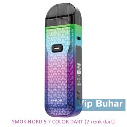 smok nord 5 7 color dart, 7 renk dart