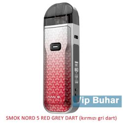 smok nord 5 red grey dart, kırmızı gri dart, vip buhar