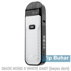 smok nord 5 white dart, beyaz dart renk