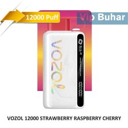 vozol 12000 strawberry raspberry cherry, vozol, vozol 12000 puff