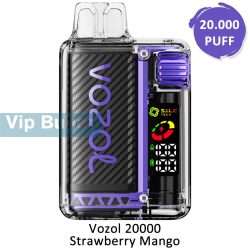 Vozol 20000 Strawberry Mango Puff Elektronik Sigara, Vozol Vista 20000, Vozol 20K