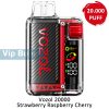 Vozol 20000 Strawberry Raspberry Cherry Puff Elektronik Sigara, Vozol Vista 20000, Vozol 20K