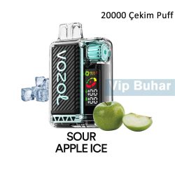 Vozol Sour Apple ice, Vozol 20k Puff, Vozol Vista