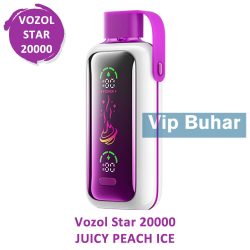 Vozol Juicy Peach Ice Star 20000 20K Puff