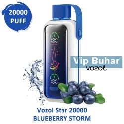 Vozol Star 20000 Blueberry Storm Puff Elektronik Sigara