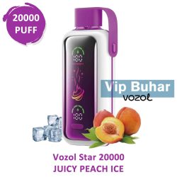 Vozol Star 20000 Juicy Peach Ice Puff Elektronik Sigara