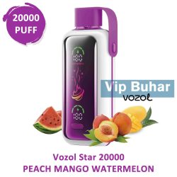 Vozol Star 20000 Peach Mango Watermelon Puff Elektronik Sigara